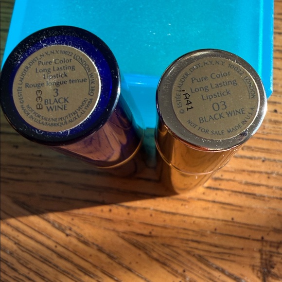 🌺NEW Never Used Estee Lauder Pure Color Long Lasting Lipstick BLACk WINE #3 - Picture 2 of 4